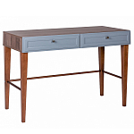 Стол письменный из массива бука с 2-мя ящиками серый Wenge Light варинант исполнения - 1 | Loft Concept в Сочи