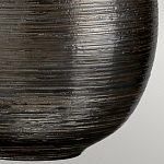 Настольная лампа с круглым фарфоровым основанием ручной работы с покрытием глазурью и белым абажуром из искусственного шелка Elstead Lighting варинант исполнения - 5 | Loft Concept в Сочи