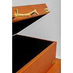 Комплект оранжевых чемоданов Golden Twigs варинант исполнения - 3 | Loft Concept в Сочи