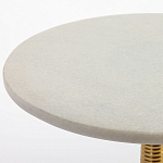 Кофейный стол с белой столешницей из мрамора Table White Marble варинант исполнения - 1 | Loft Concept в Сочи