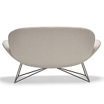 Дизайнерский двухместный диван Gio Ponti D.157.6  - DUE FOGLIE Sofa варинант исполнения - 5 | Loft Concept в Сочи