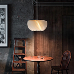 Подвесной светильник с белыми изящными декоративными лепестками Volumetric Petal Lamp варинант исполнения - 3 | Loft Concept в Сочи