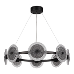 Люстра с плафонами из фактурного двойного стекла Heterochromia варинант исполнения - 5 | Loft Concept в Сочи