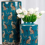 Ваза фарфоровая с крышкой Leopard Ccollection варинант исполнения - 4 | Loft Concept в Сочи