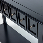 Черная консоль с выдвижными ящиками Monica варинант исполнения - 3 | Loft Concept в Сочи