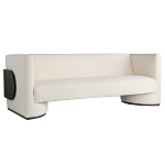 Трехместный диван Florida Sofa  с элегантным деревянным декором  варинант исполнения - 1 | Loft Concept в Сочи