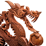 Панно из дерева дракон Panel With Animals варинант исполнения - 2 | Loft Concept в Сочи