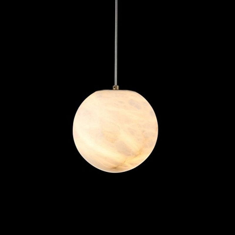 Люстра подвесная с сферическими плафономи из натурального камня Glowing Spheres Латунь Белый Люстра подвесная с сферическими плафономи из натурального камня Glowing Spheres Латунь Белый в Сочи | Loft Concept