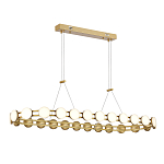 Люстра овальная с круглыми светодиодными источниками света Maxine Light варинант исполнения - 1 | Loft Concept в Сочи