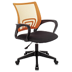 Офисное кресло с основанием из черного пластика Desk chairs Orange варинант исполнения - 1 | Loft Concept в Сочи