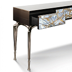 Консоль с 3-мя выдвижными ящиками и фасадом с эффектом трещины Visionnaire варинант исполнения - 1 | Loft Concept в Сочи