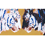 Картина Тигры Pair of Predatory Tigers варинант исполнения - 1 | Loft Concept в Сочи