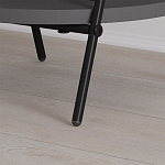 Стол приставной с 2-мя круглыми столешницами цвета антрацит ESSEL SIDE TABLE ANTHRACITE варинант исполнения - 2 | Loft Concept в Сочи