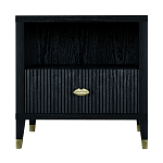 Прикроватная тумбочка с полкой Elsa Dreams Black варинант исполнения - 6 | Loft Concept в Сочи