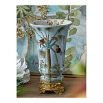 Ваза из фарфора с бронзовыми элементами Tropical Garden варинант исполнения - 6 | Loft Concept в Сочи