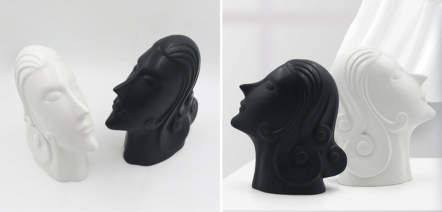 Статуэтка Side Profile Black Statuette Статуэтка Side Profile Black Statuette - Loft-Concept в Сочи