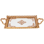 Поднос декоративный бронзовый Mirror Surface Bronze варинант исполнения - 1 | Loft Concept в Сочи