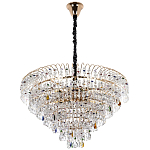 Люстра с прозрачными и цветными подвесками из хрусталя Colorful Crystals Chandelier 18 варинант исполнения - 2 | Loft Concept в Сочи