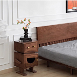 Тумбочка прикроватная с ящиком и дверцей Робот Robot Desk варинант исполнения - 8 | Loft Concept в Сочи