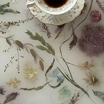 Поднос для ванны из эпоксидной смолы с цветами белая Epoxy Resin Flowers Bath Tray White варинант исполнения - 4 | Loft Concept в Сочи