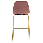Барный стул на золотистых ножках VENDRAMIN Pink варинант исполнения - 5 | Loft Concept в Сочи