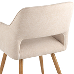 Стул в рогожке бежевого цвета NEASAN STOOL варинант исполнения - 7 | Loft Concept в Сочи