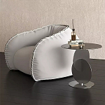 Дизайнерский журнальный стол с основанием из круглых элементов Lirod варинант исполнения - 2 | Loft Concept в Сочи