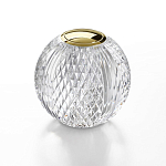 Настольная лампа с прозрачным шарообразным плафоном на цилиндрической подставке Crystal Globule варинант исполнения - 2 | Loft Concept в Сочи