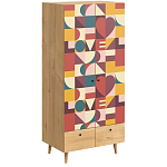 Шкаф с принтом The rebus of love варинант исполнения - 1 | Loft Concept в Сочи