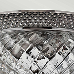 Потолочный светильник с чашеобразным плафоном из толстого волнообразного стекла и широким узорчатым основанием Hinkley варинант исполнения - 8 | Loft Concept в Сочи