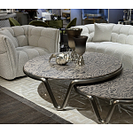 Стол журнальный круглый с узором Table Hypontic Pattern варинант исполнения - 6 | Loft Concept в Сочи