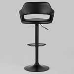 Барный стул черного цвета Strohach варинант исполнения - 4 | Loft Concept в Сочи