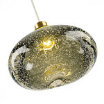 Подвесной светильник с прозрачным стеклянным плафоном округлой формы Effervia  варинант исполнения - 14 | Loft Concept в Сочи