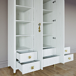 Большой шкаф с витриной Elsa Dreams White варинант исполнения - 3 | Loft Concept в Сочи