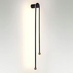 Бра черного цвета с изогнутым плафоном Luke Lampco Tracer Lamp варинант исполнения - 4 | Loft Concept в Сочи