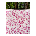 Кашпо из белого фарфора с розовым цветочным орнаментом Eden Garden варинант исполнения - 4 | Loft Concept в Сочи