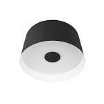 Потолочный светильник с цилиндрическим черным металлическим абажуром 20 Urban Dome варинант исполнения - 1 | Loft Concept в Сочи