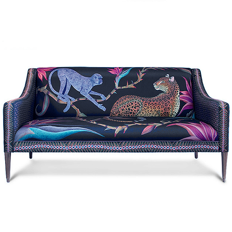 Диван ZAMBEZI Sofa Лиловый цвет Мульти в Сочи | Loft Concept 