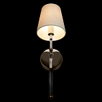 Бра с белым тканевым плафоном в форме конуса и металлическим основанием Nicoleta варинант исполнения - 5 | Loft Concept в Сочи