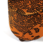 Пуф Wakonda Terracotta Tiger Mountain с Круглыми ножками  варинант исполнения - 1 | Loft Concept в Сочи