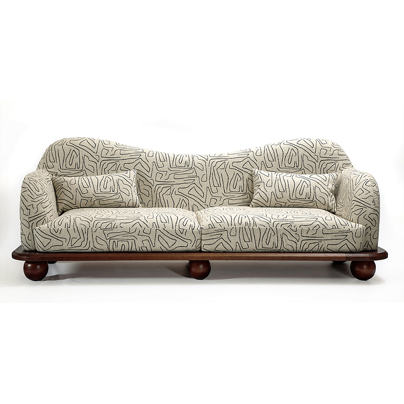 Диван Indra Молочный Коричневый в Сочи | Loft Concept 