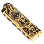 Зажигалка газовая с гравировкой Герба РФ в деревянной коробке Metal Lighters варинант исполнения - 1 | Loft Concept в Сочи