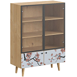 Витрина с изображением на дверцах Elise Cupboard варинант исполнения - 6 | Loft Concept в Сочи