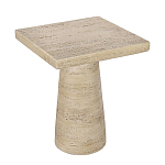 Столик приставной с квадратной столешницей Textured Cream Table варинант исполнения - 2 | Loft Concept в Сочи