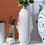 Ваза с золотисто-белыми фрагментами Faces of Imagination варинант исполнения - 9 | Loft Concept в Сочи