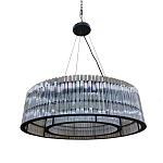 Подвесная люстра круглая Double Glass Sphere варинант исполнения - 1 | Loft Concept в Сочи