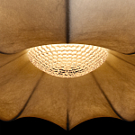 Подвесной светильник с белым фигурным абажуром и мягкими волнистыми краями Cloud Motion  варинант исполнения - 14 | Loft Concept в Сочи