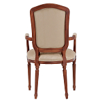 Стул с подлокотниками из натурального бука бежевый Solid Luxury варинант исполнения - 3 | Loft Concept в Сочи