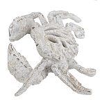 Статуэтка краб с детализированной текстурой в белом цвете Marine Accessories варинант исполнения - 2 | Loft Concept в Сочи