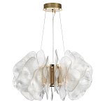 Люстра с декором в виде крупных рельефных лепестков 80 см Ethereal Bloom варинант исполнения - 2 | Loft Concept в Сочи